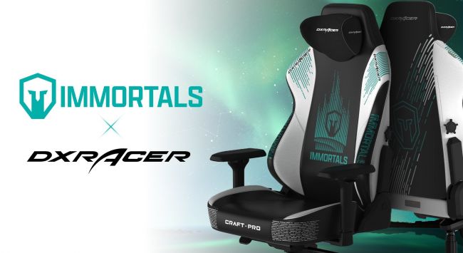 Immortals ist eine Partnerschaft mit DXRacer eingegangen