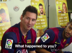 Acht Spieler von Barcelona spielen FIFA 15